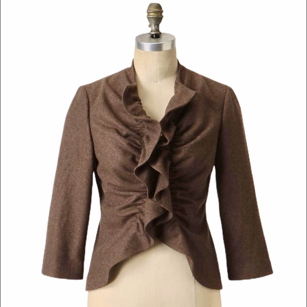 Anthropologie Short and Sweet Tabitha Wool Jacket